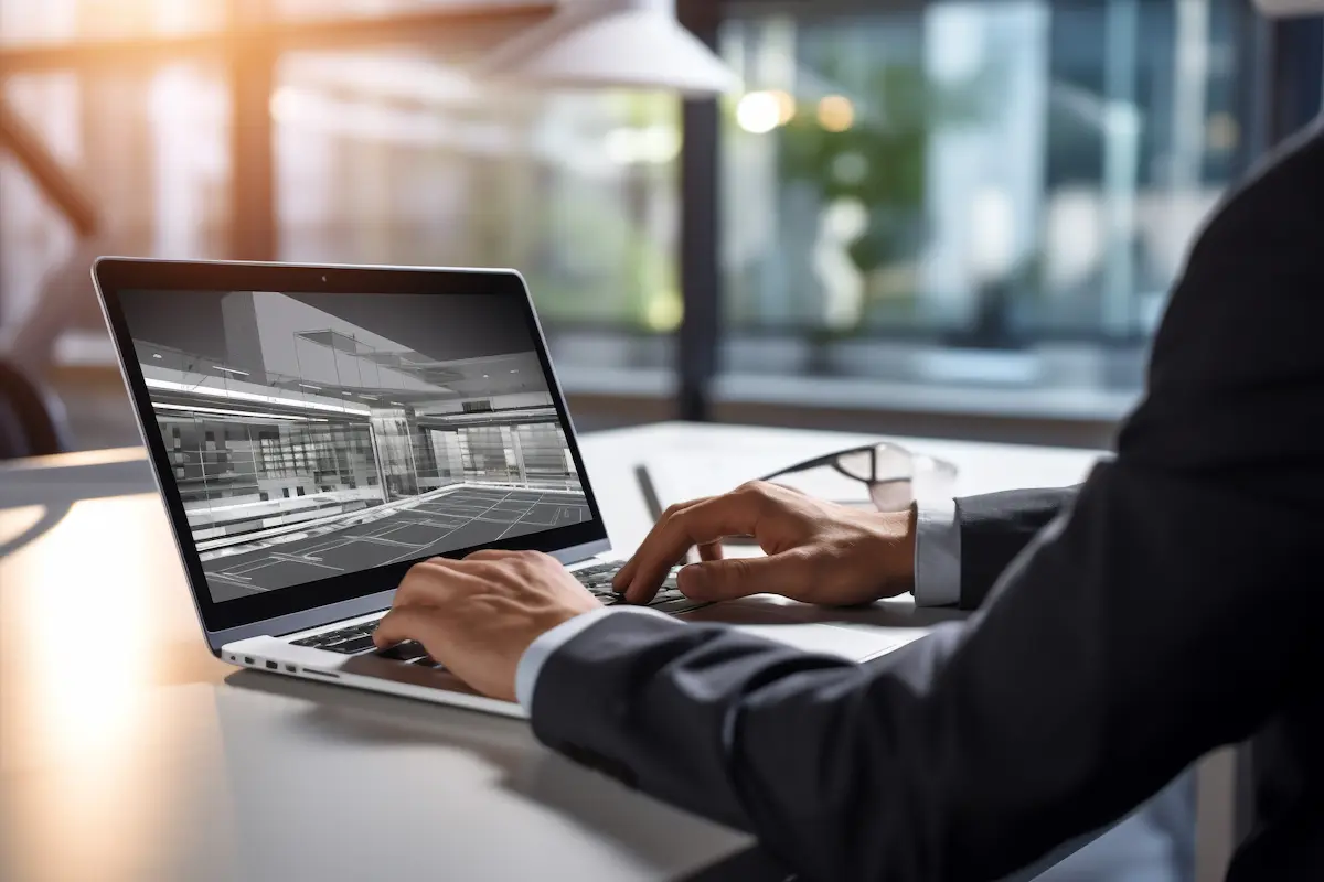 corretor acessando site por conta do seo no mercado imobiliario