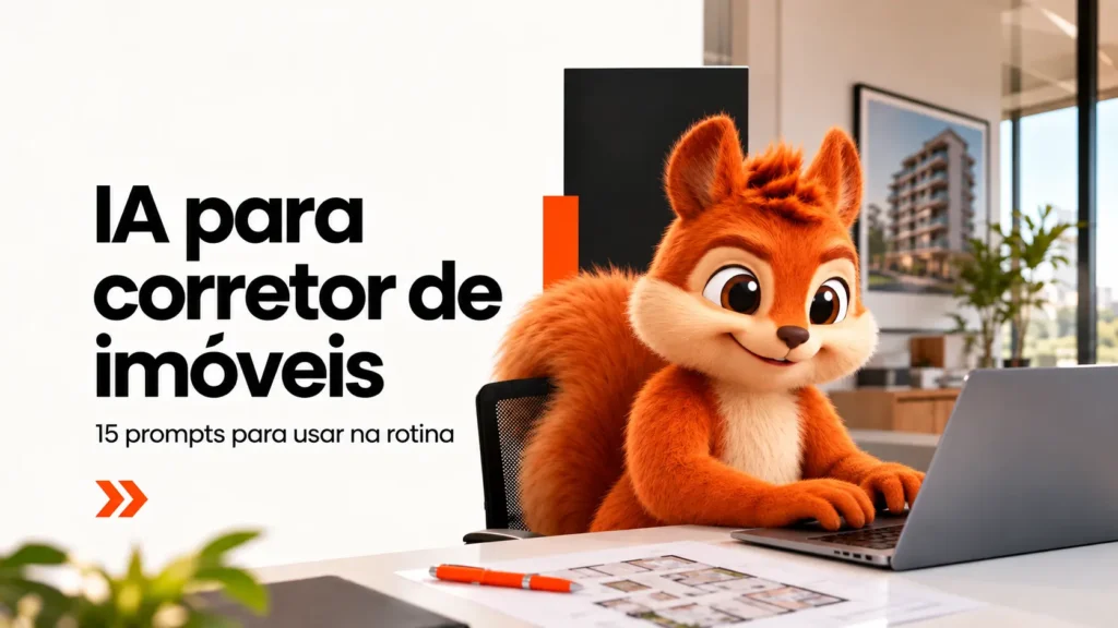 IA para Corretor de Imóveis_ Mascote no Escritório