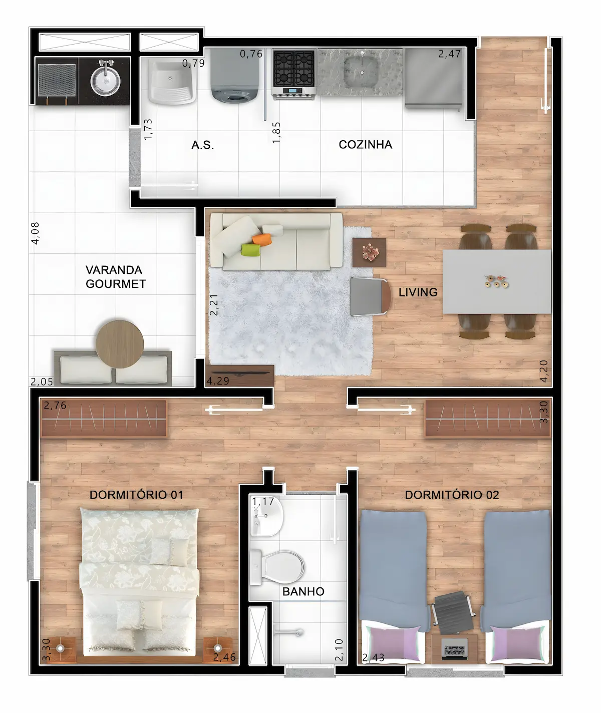 Apartamentos Oásis em Cotia