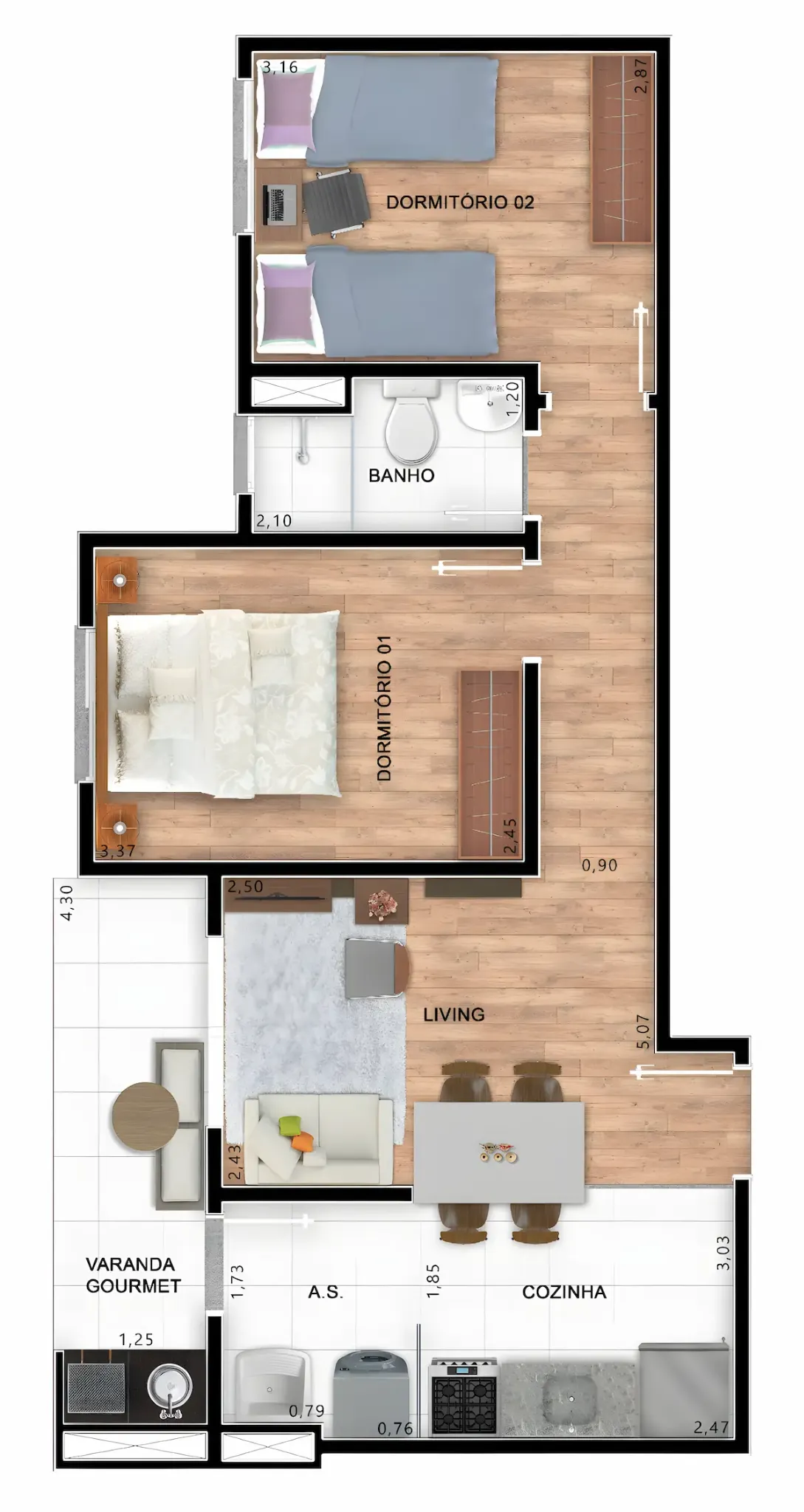 Apartamentos Oásis em Cotia