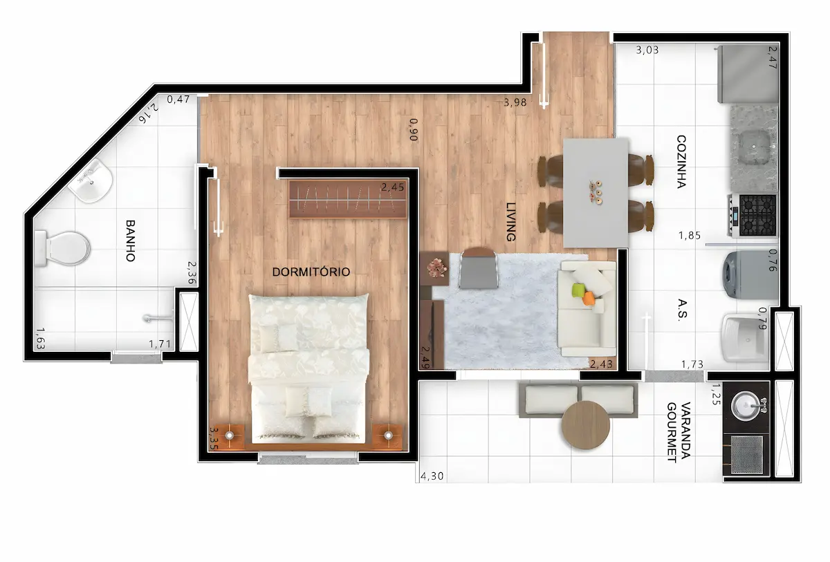 Apartamentos Oásis em Cotia