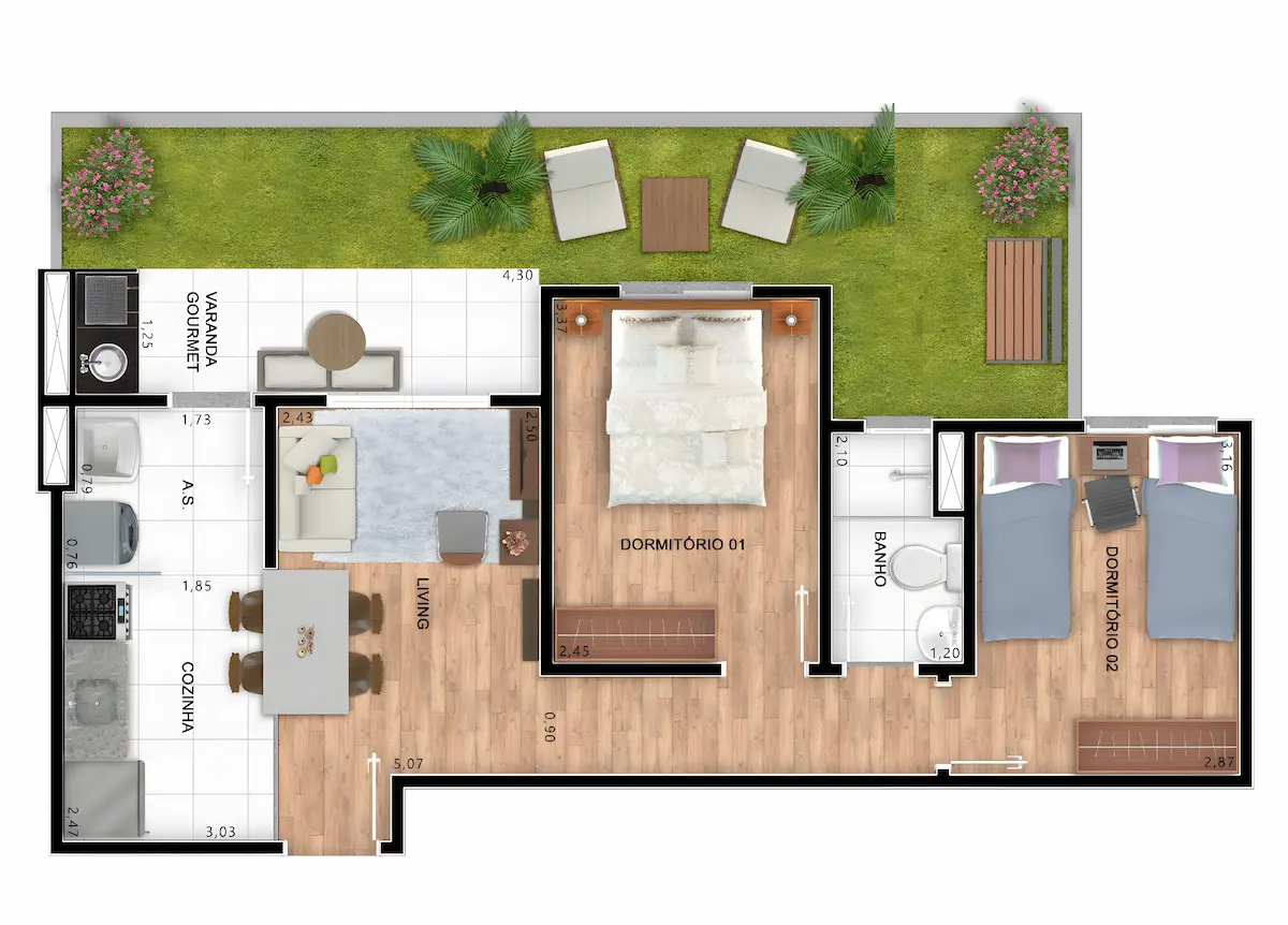 Apartamentos Oásis em Cotia