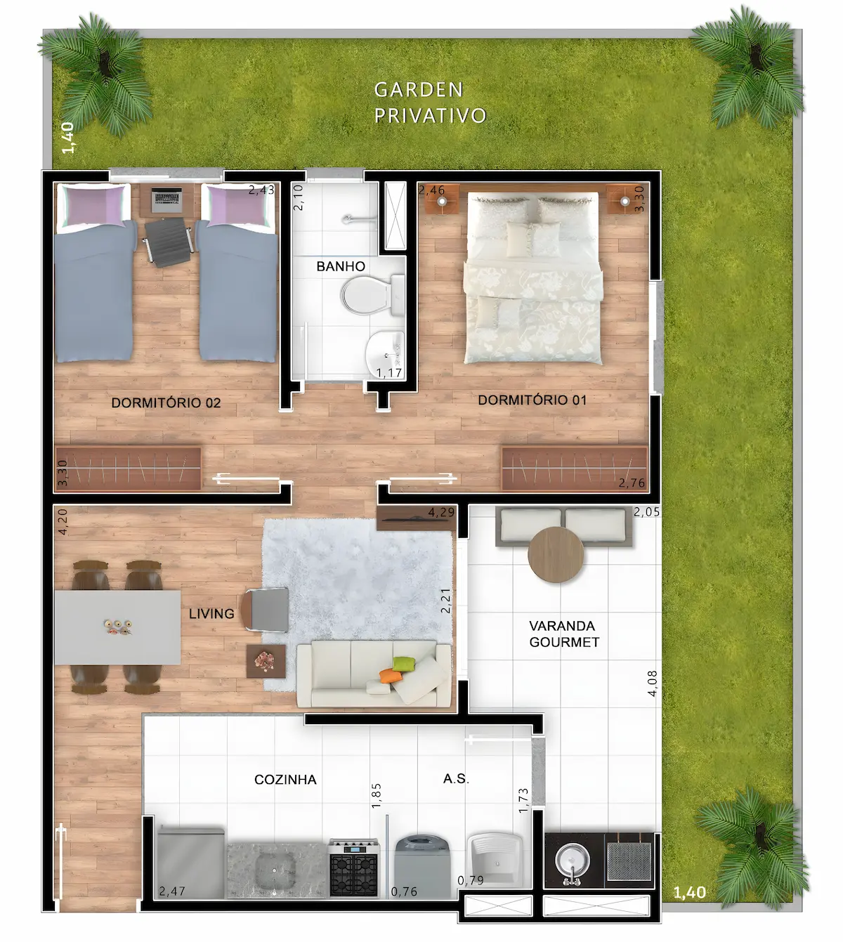 Apartamentos Oásis em Cotia