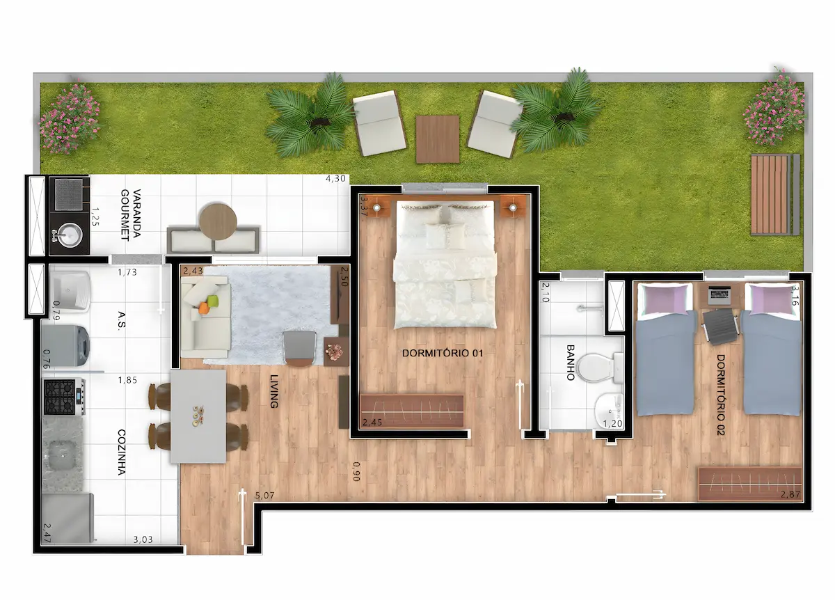 Apartamentos Oásis em Cotia