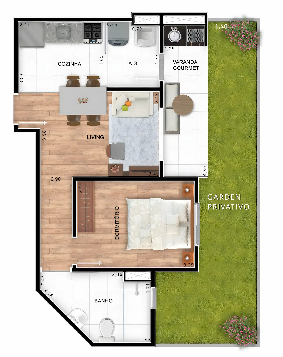 Apartamentos Oásis em Cotia